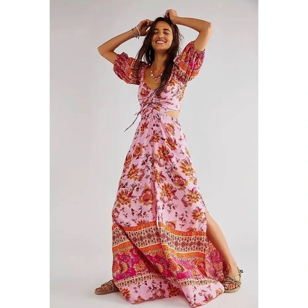 Free People Bali Citrus Skies One-Piece